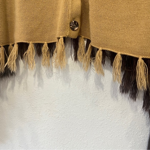 The Look Randolph Duke Women’s Sweater Poncho Cape Size Medium New With Tags - Picture 4 of 5